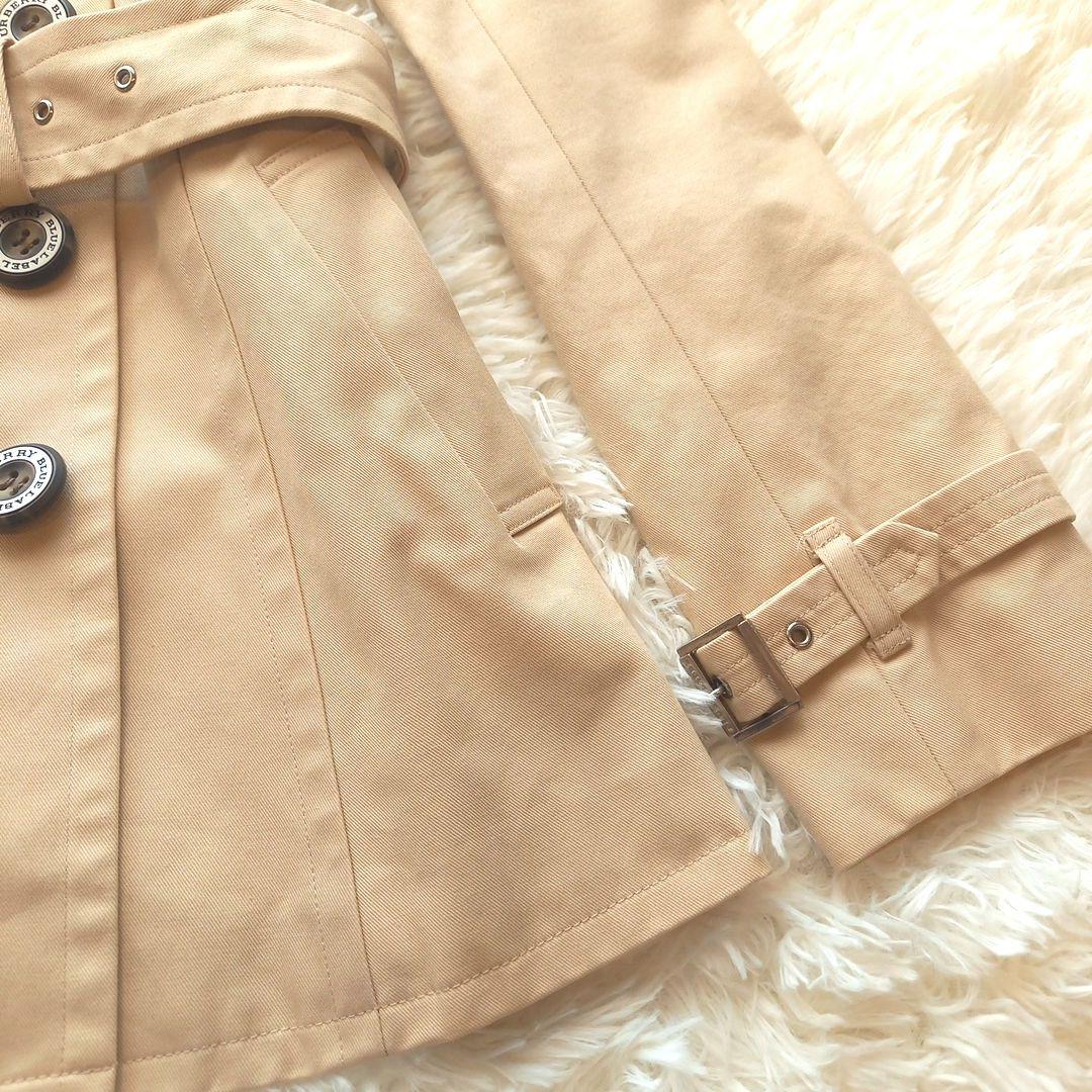 ⭐バーバリーブルーレーベル トレンチコート38⭐ベルト付き ノバチェック