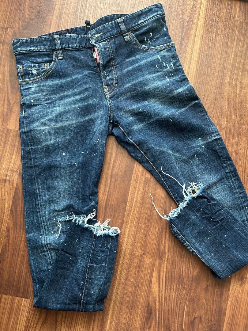 DSQUARED2 ダメージデニム サイズ46 ディースクエアード デニム 46 サイズ特集 | HardiVague information