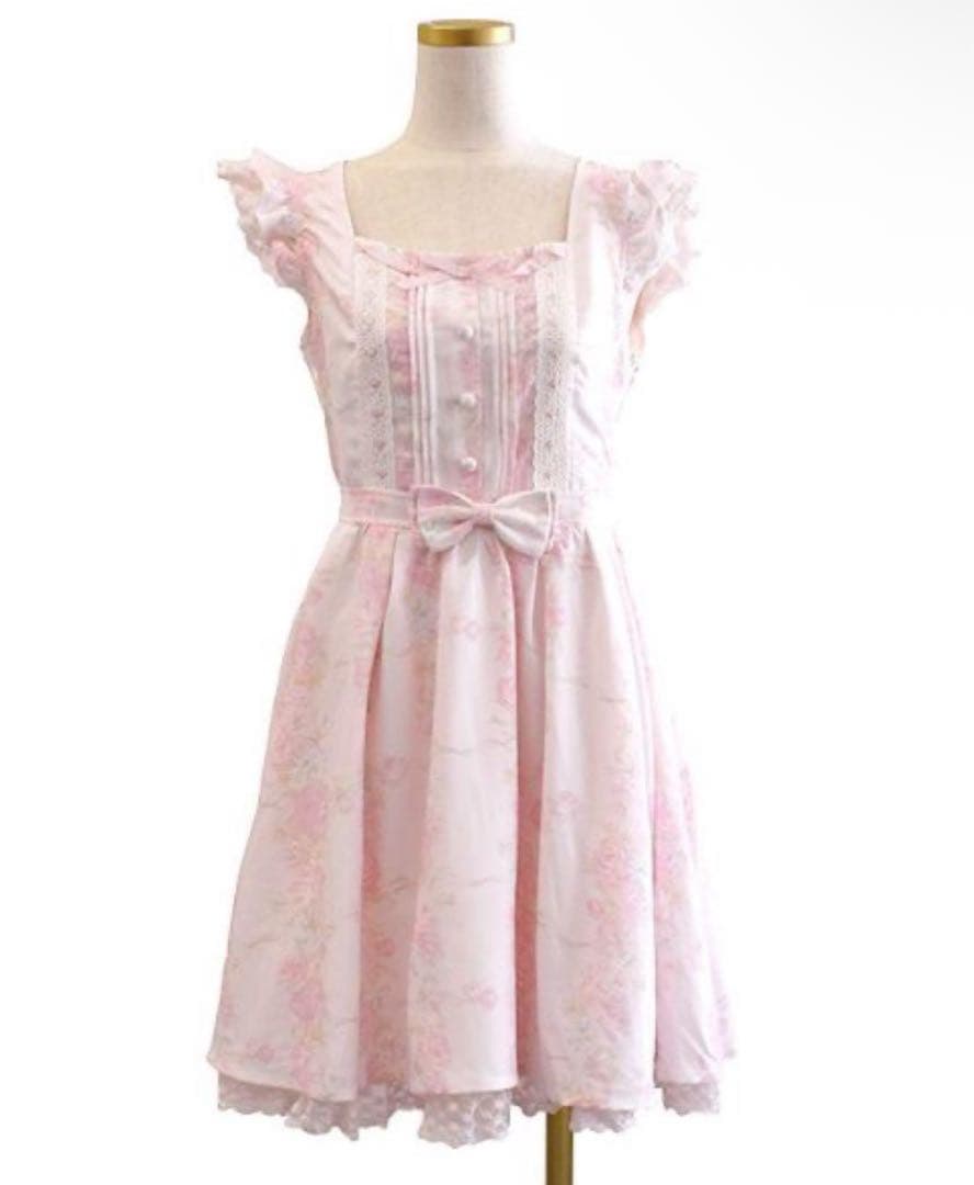 リズリサ LIZLISA 花柄ワンピース ジャンパースカート ジャンスカ LIZ LISA - ☆ リズリサ LIZLISA マーメイド ローズ ワンピース