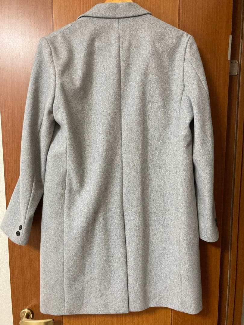 最終値下【美品】beauty&youth チェスターコート グレー - メルカリ