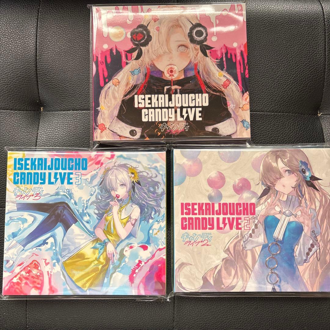 神椿　ヰ世界情緒　CANDY LIVE 3種セット ヰ世界情緒】「CANDY LIVE 3」／STREAMING COVER LIVE「キャンディ