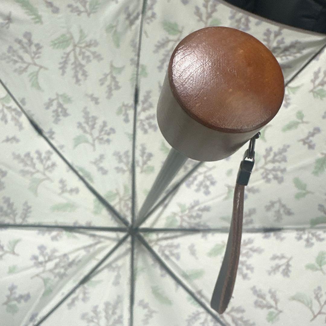 傘 ほぼ未使用 小宮商店 Bouquet 甲州織 晴雨兼用 折畳長傘両方可