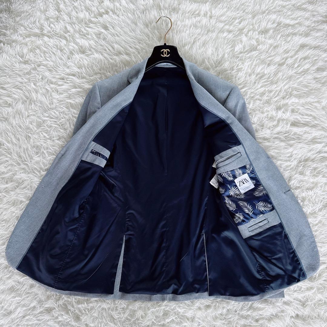 ZARA スーツセットアップ 2XL相当 希少サイズ・リネン混・軽量 - メルカリ