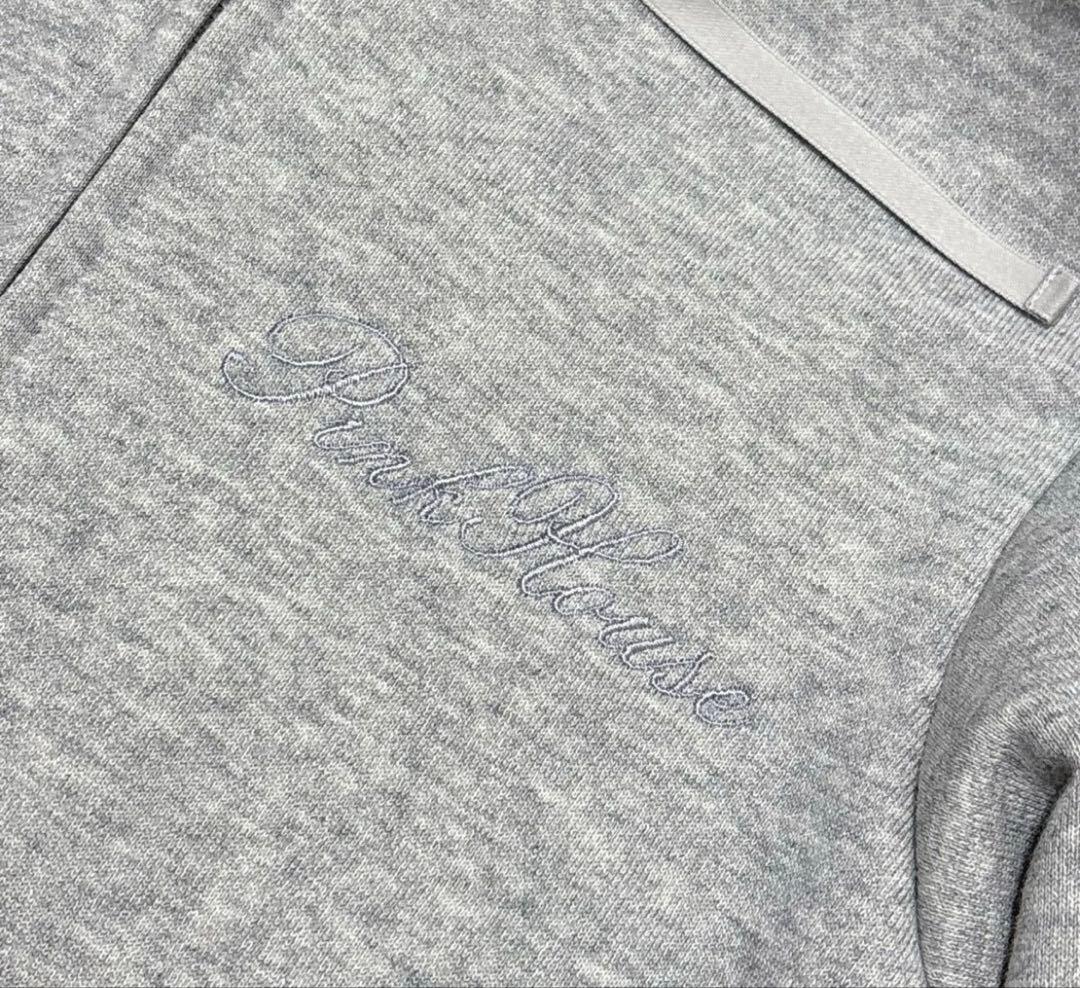 ピンクハウス 裾フリル チュニックパーカー フード ペプラムパーカー F