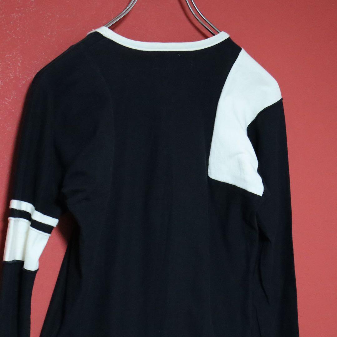 Yohji Yamamoto 短丈 ロング袖 アシンメトリーデザイン ロンT - メルカリ