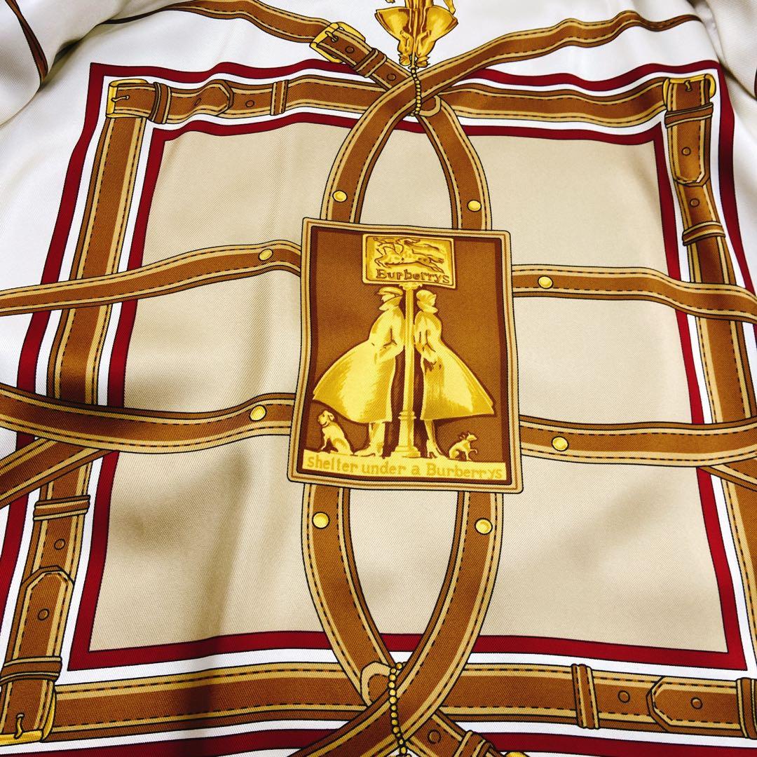 希少！極美品 金タグ バーバリー プレステージコレクション シルク