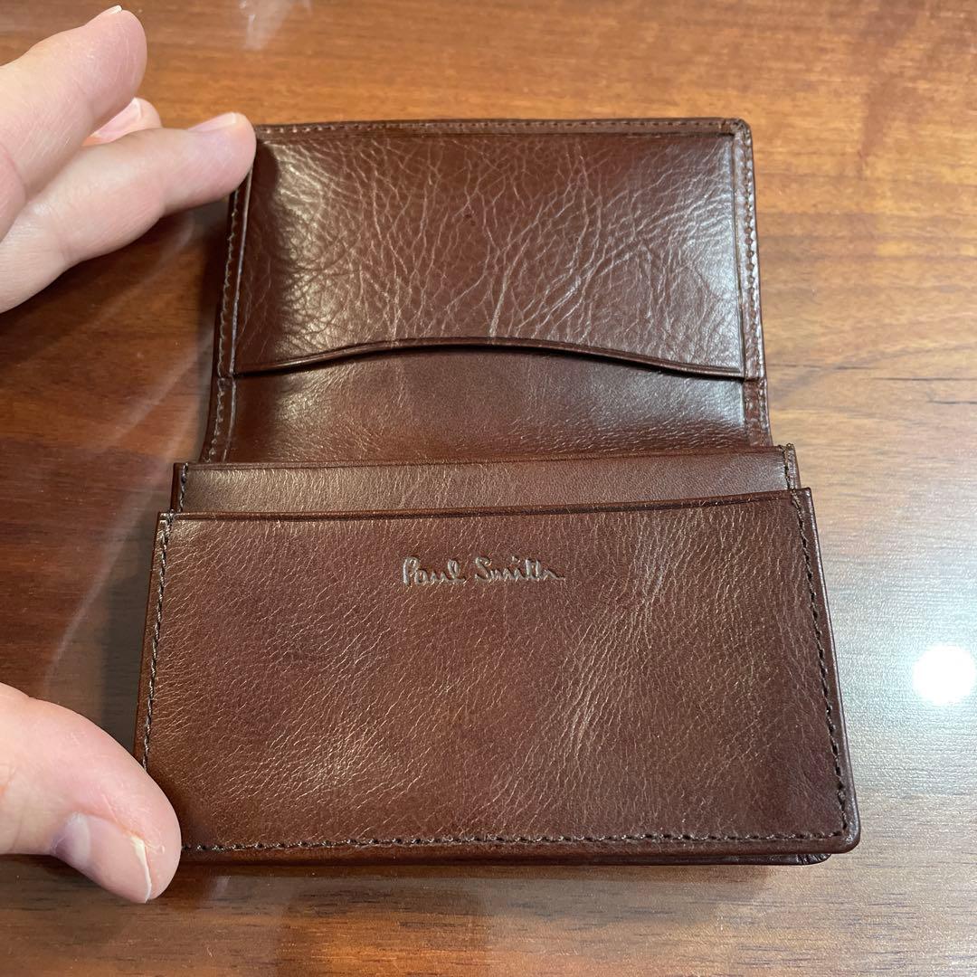 Paul Smith ブラウン名刺入れ - メルカリ