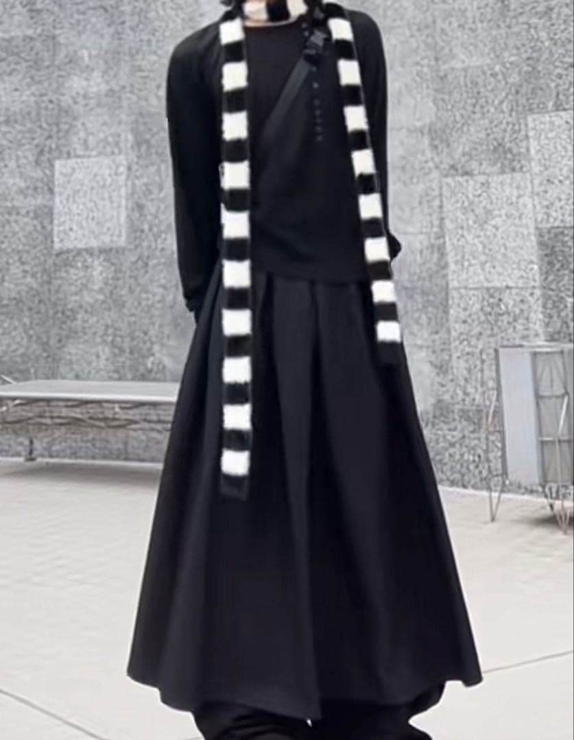 00s y2k ストール ボーダー マフラー グランジ archive - メルカリ