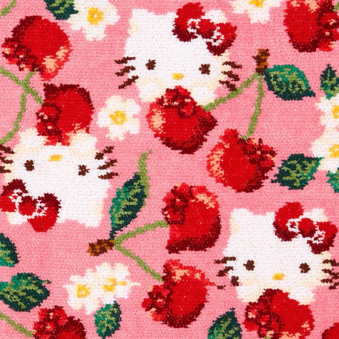 サンリオ♡キティ フェイラー チェリー シュニール織 ハンカチ - メルカリ