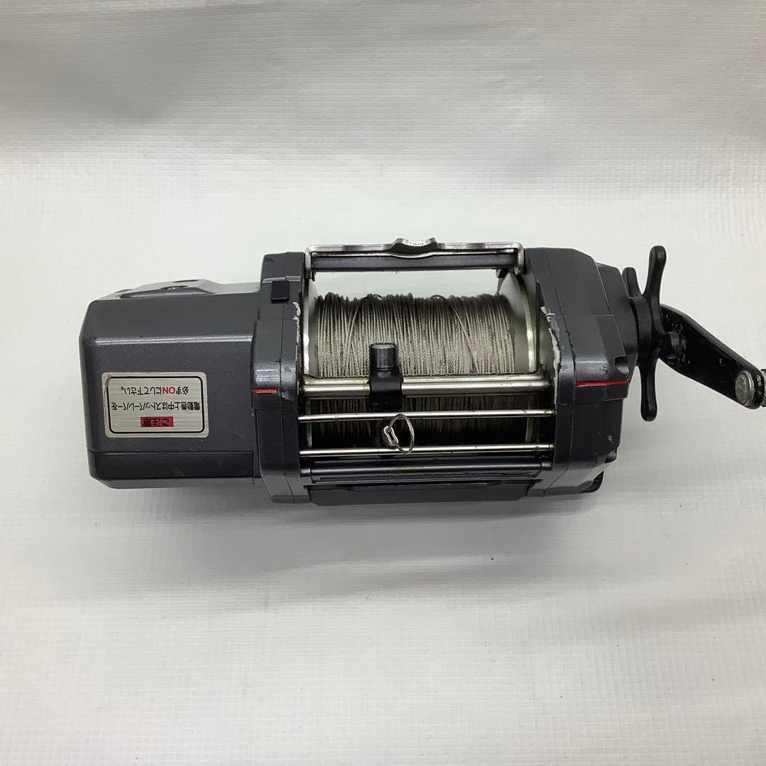 Daiwa 棚COM SSー80 電動リール 動作品 ワイヤー巻いてあります。 リール