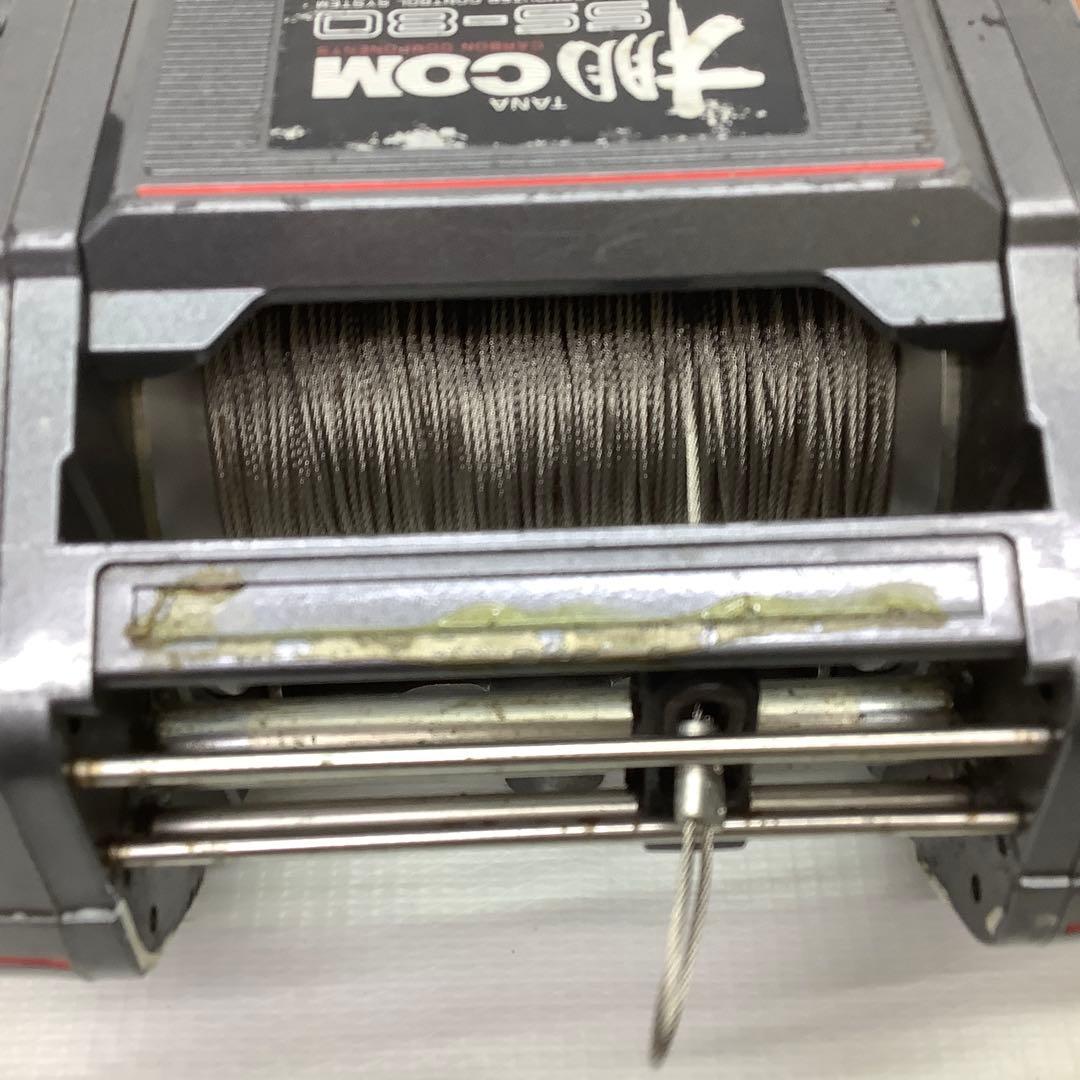 Daiwa 棚COM SSー80 電動リール 動作品 ワイヤー巻いてあります。 リール
