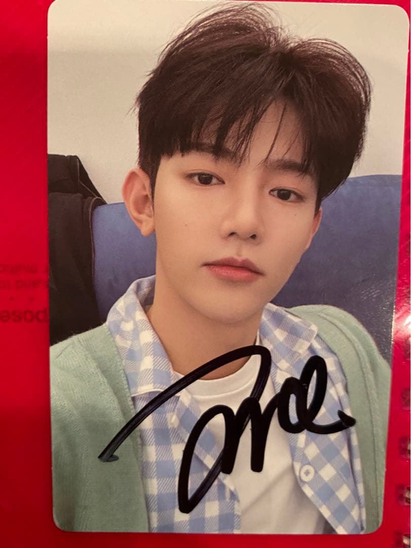 ZB1 ゼベワン ジャンハオ 直筆サイン入りトレカ - メルカリ