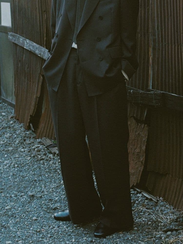 Llife DOBBY MESH TAILORED SLACKS