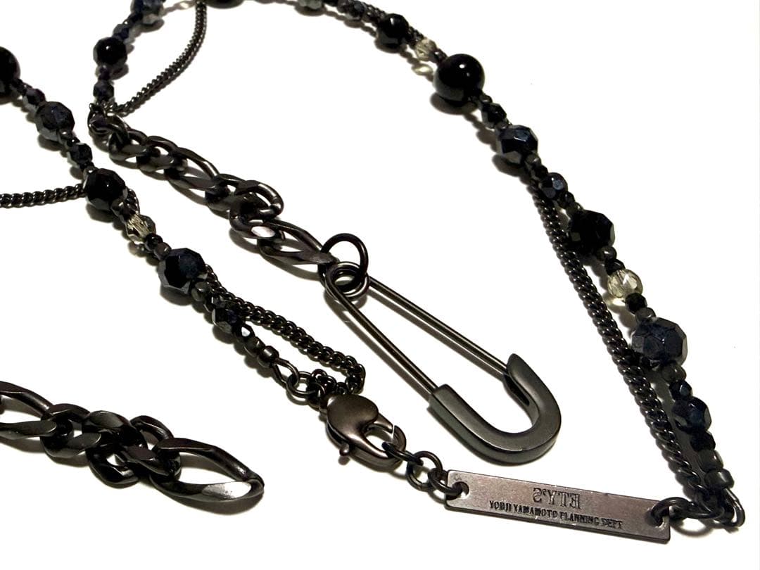 S'YTE ブラックビーズネックレス - メルカリ