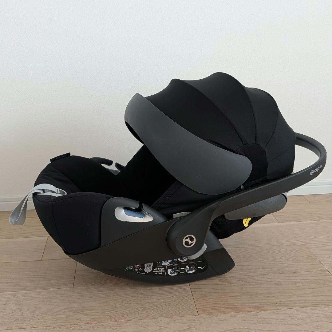 Cybex base Z i-size 別売り新生児用パット、アダプター付き - メルカリ