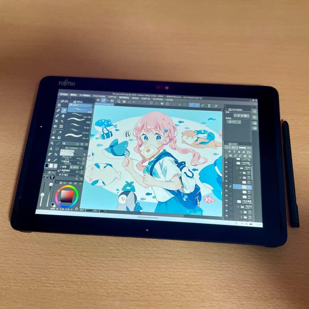 ○富士通 筆圧2048段階 お絵描きタブレット 128GB Windows11 - メルカリ
