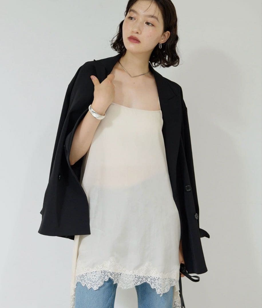 最終価格　新品タグ付き　ガリャルダガランテ　ラウンドヘムキャミチュニック GALLARDAGALANTE(ガリャルダガランテ)｜【25th記念アイテム】ラウンド