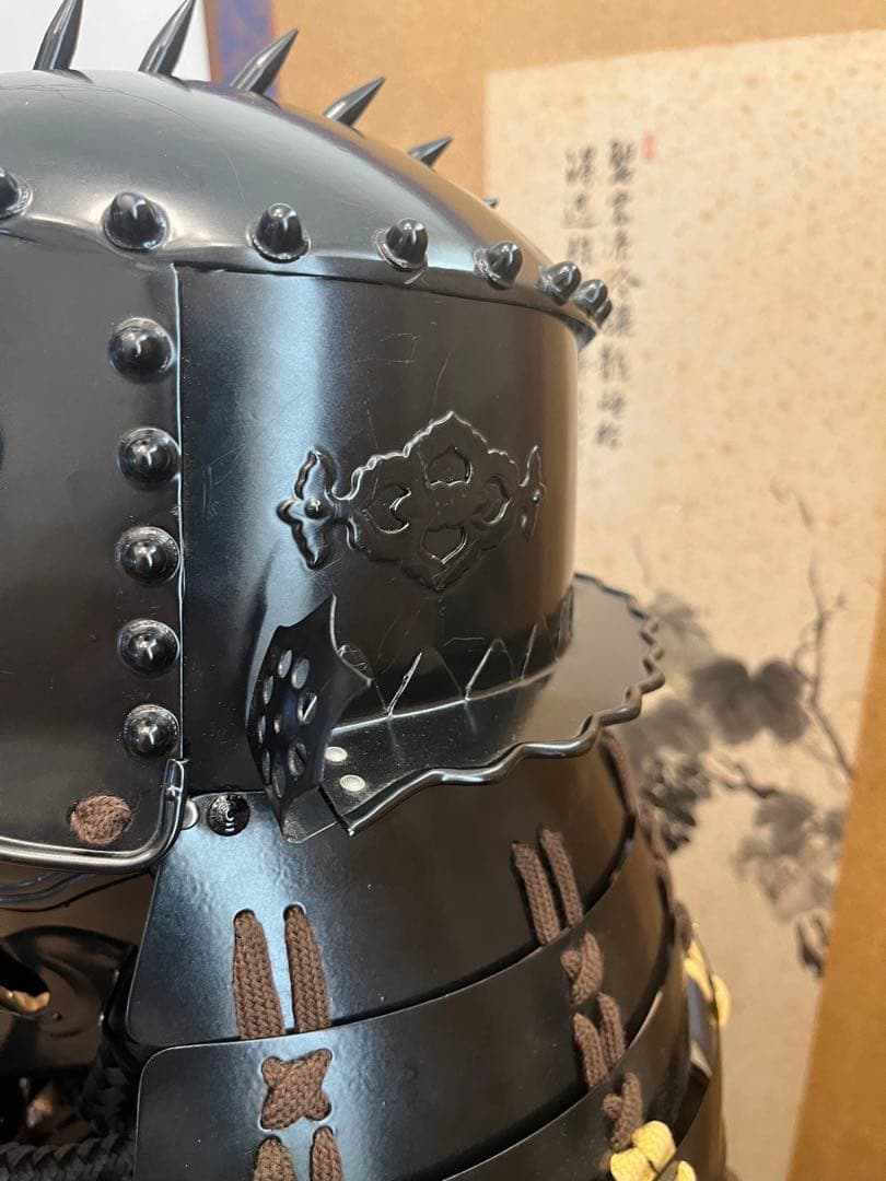 美品！鎧兜 大鎧 等身大一式 雑賀衆 鎧櫃、鎧台付き - メルカリ