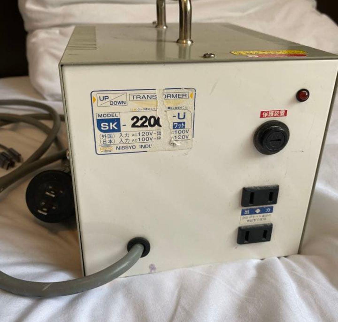 日章工業 変圧器 SK-2200-U - メルカリ