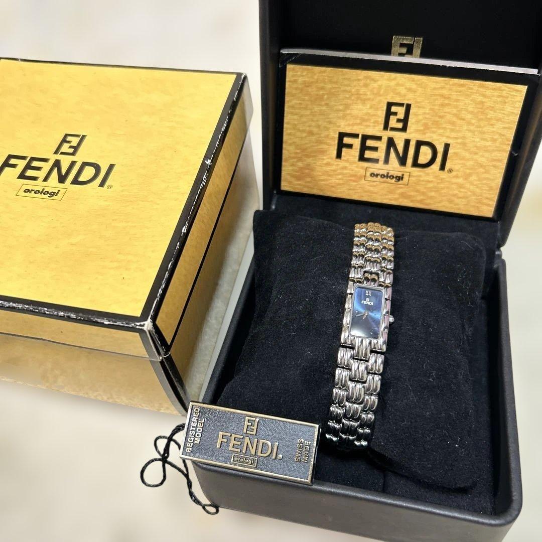FENDI 腕時計 オロロジ 660L 稼動品 ブルー文字盤 - メルカリ
