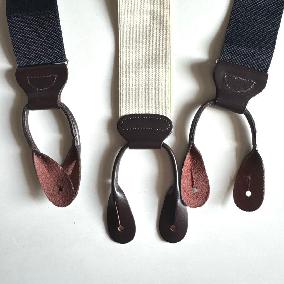 美品】ブルックスブラザーズ Y字型サスペンダー イギリス製 - メルカリ