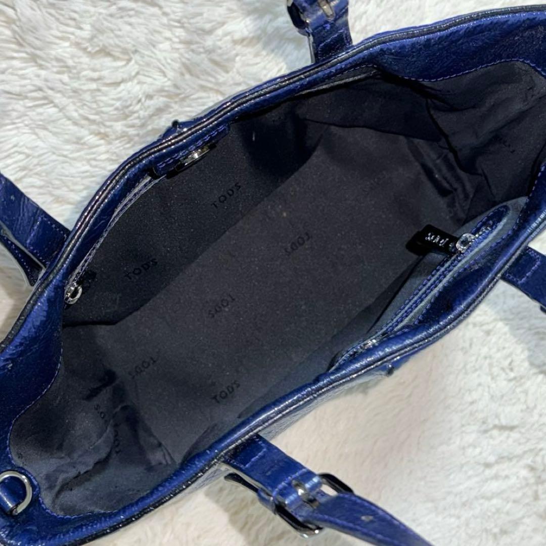 ⭐️極美品⭐️ TOD's トッズ 2way ハンドバッグ トート ネイビー