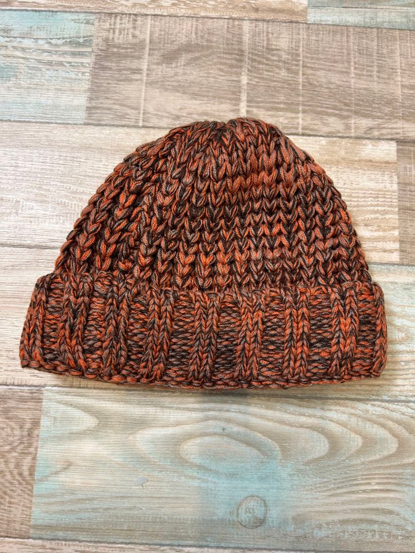 mont-bell モンベル ニット帽 オレンジブラウン - メルカリ