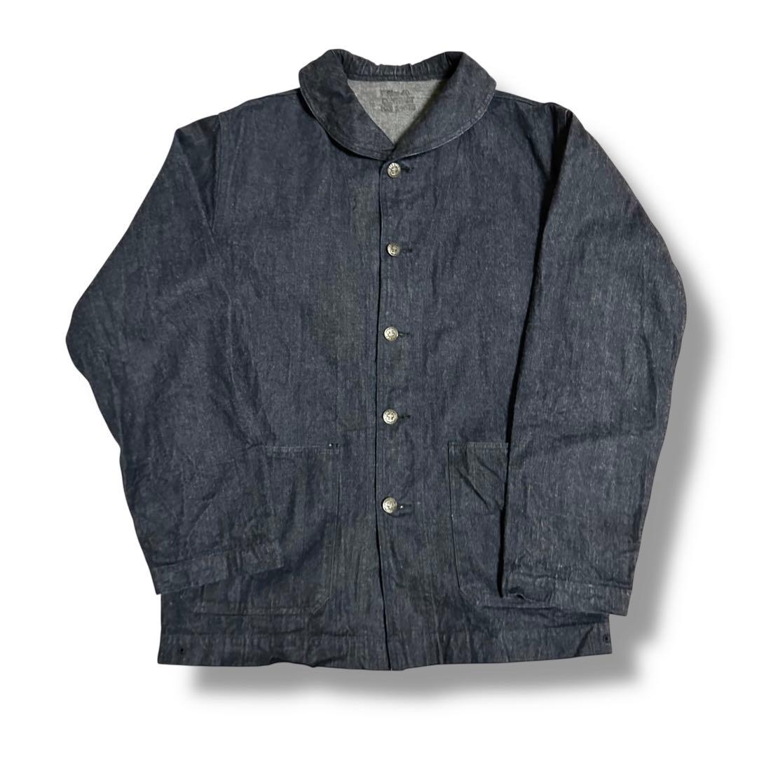 希少 バズリクソンズ USN ショールカラー デニム カバーオール - メルカリ