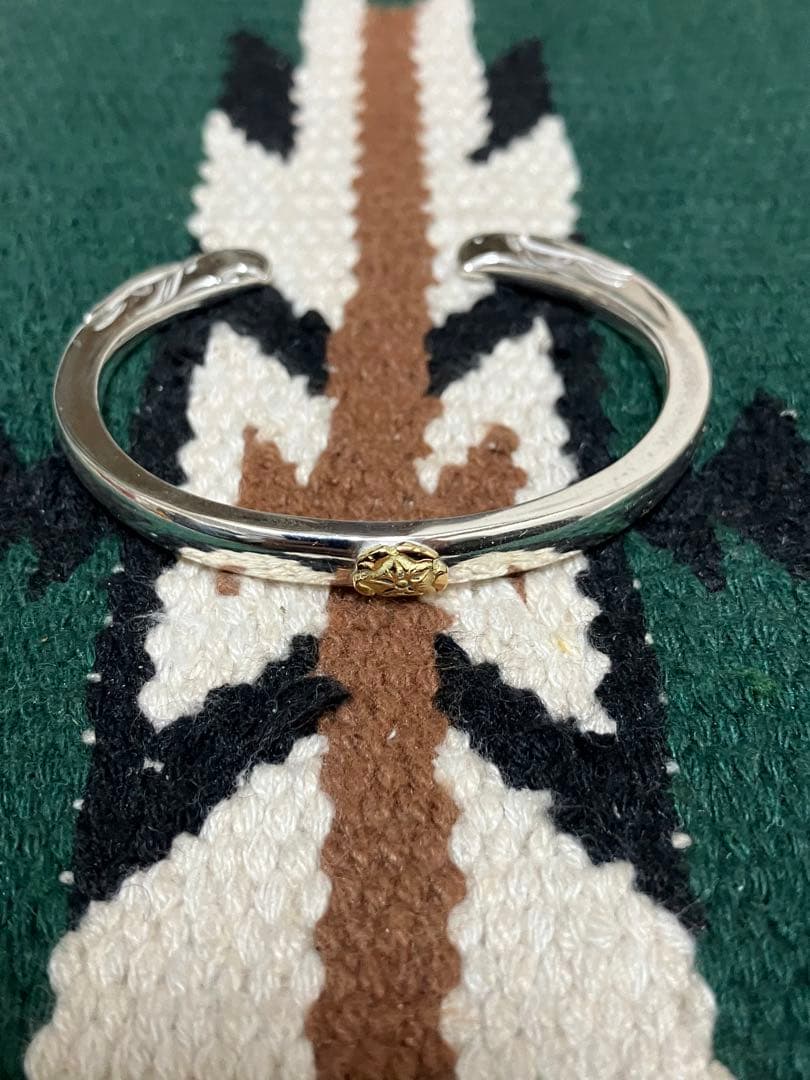 goro's ゴローズ k18ローズ付き顔バングル 顔ブレス オールド - メルカリ