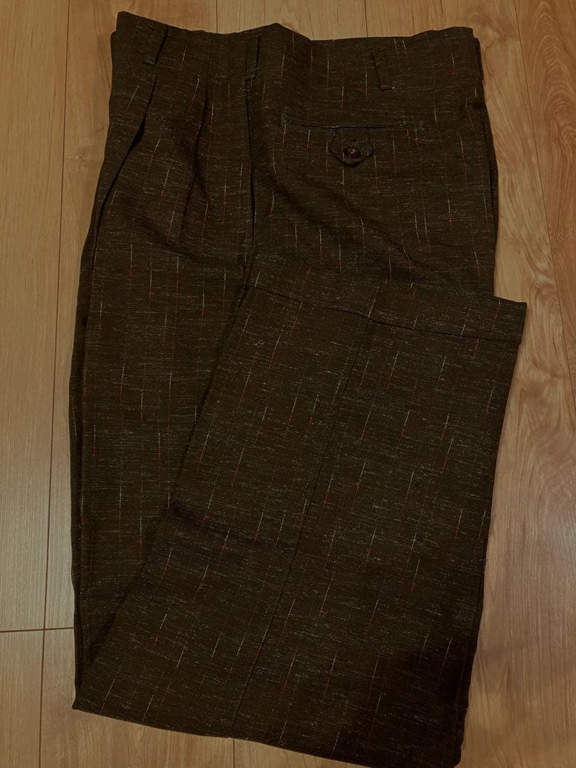 Special!! 50s ギャバジン 絣 スラックス - メルカリ