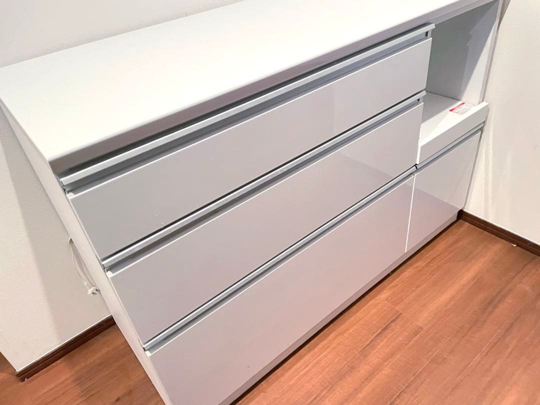 ニトリ キッチンカウンター(レジューム 120-2QL-R WH) ニトリ（NITORI） キッチンカウンター(レジューム120-2QL-R WH) ニトリ