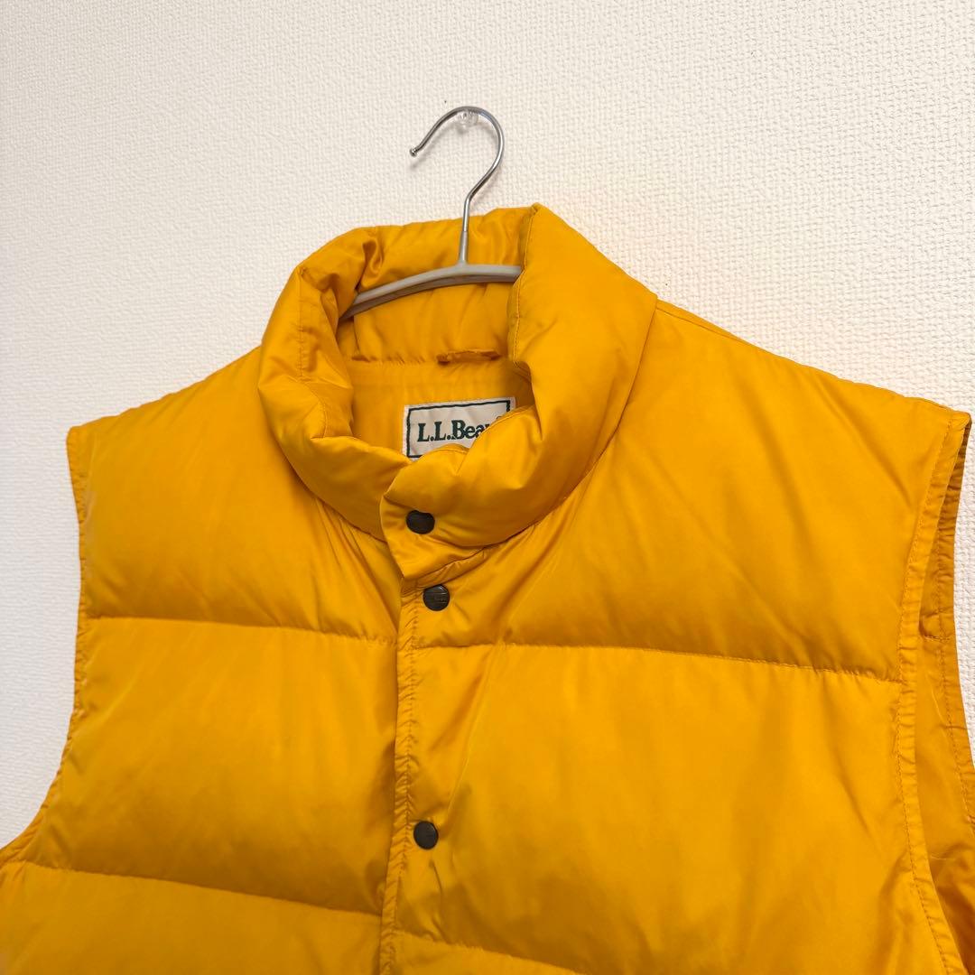 L.L.Bean エルエルビーン ダウンベスト XL(REG) イエロー