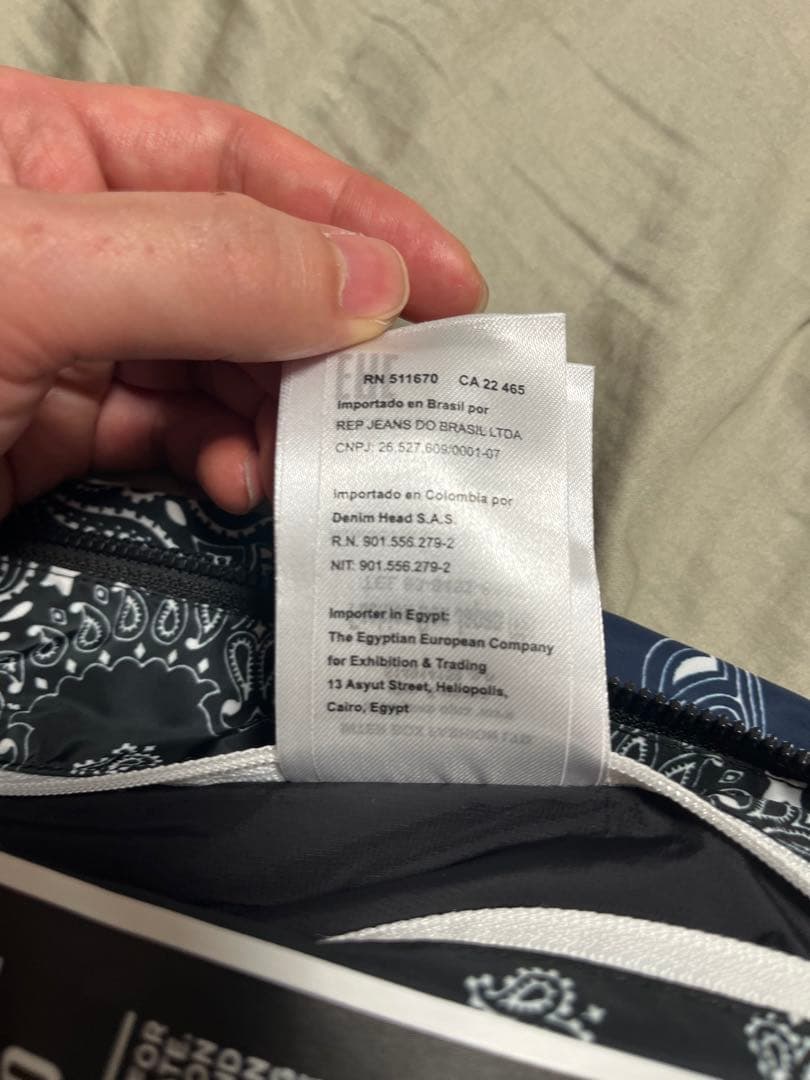 REPLAY バンダナ柄 マウンテンパーカー