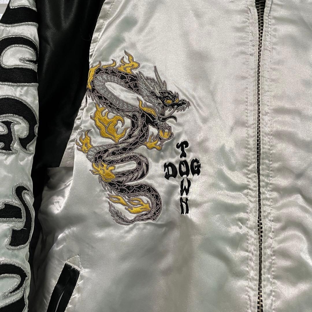 桃龍 dog town ドッグタウン スカジャン 刺繍 size M - メルカリ