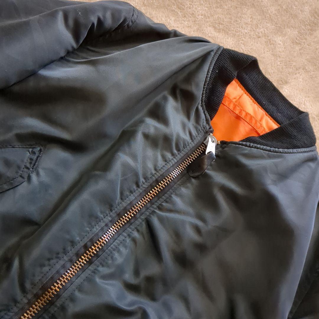 ケ*ャ様 90年代 00年代 美品 ALPHA アルファ МA1 ブラック アメ