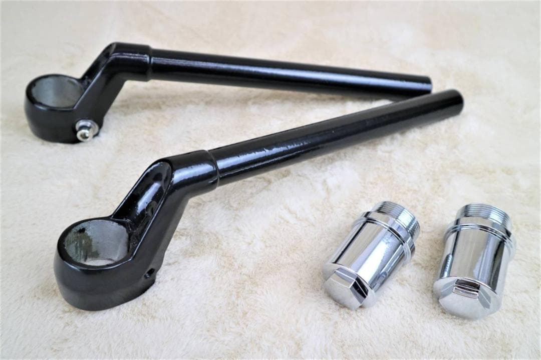 CBX純正 タイプ ハンドル 黒＋延長キット④/ バリオス2用 ZR250B