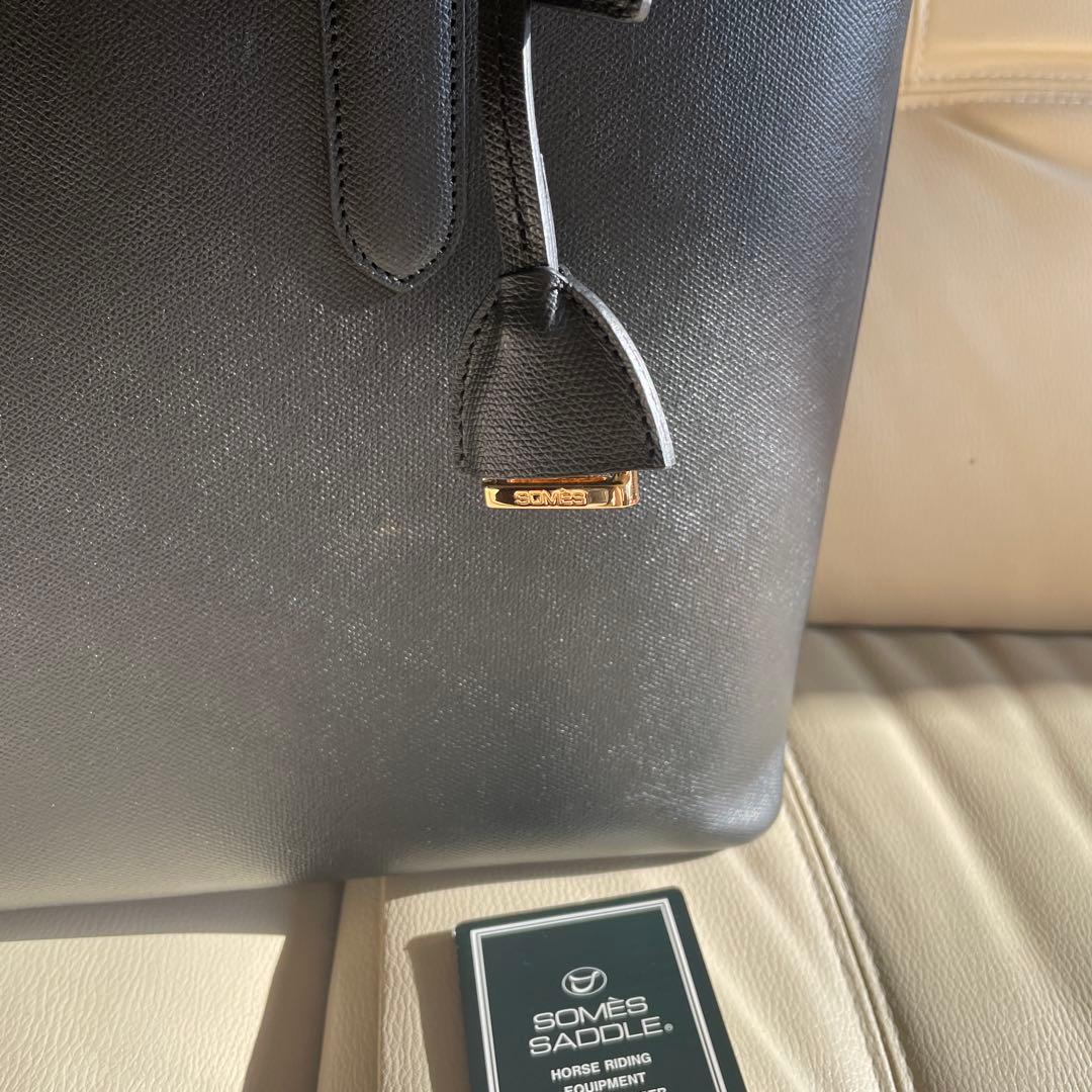 使用1回⭐︎SOMES ソメスサドル ジャンヌ トートバッグJN-22ブラック