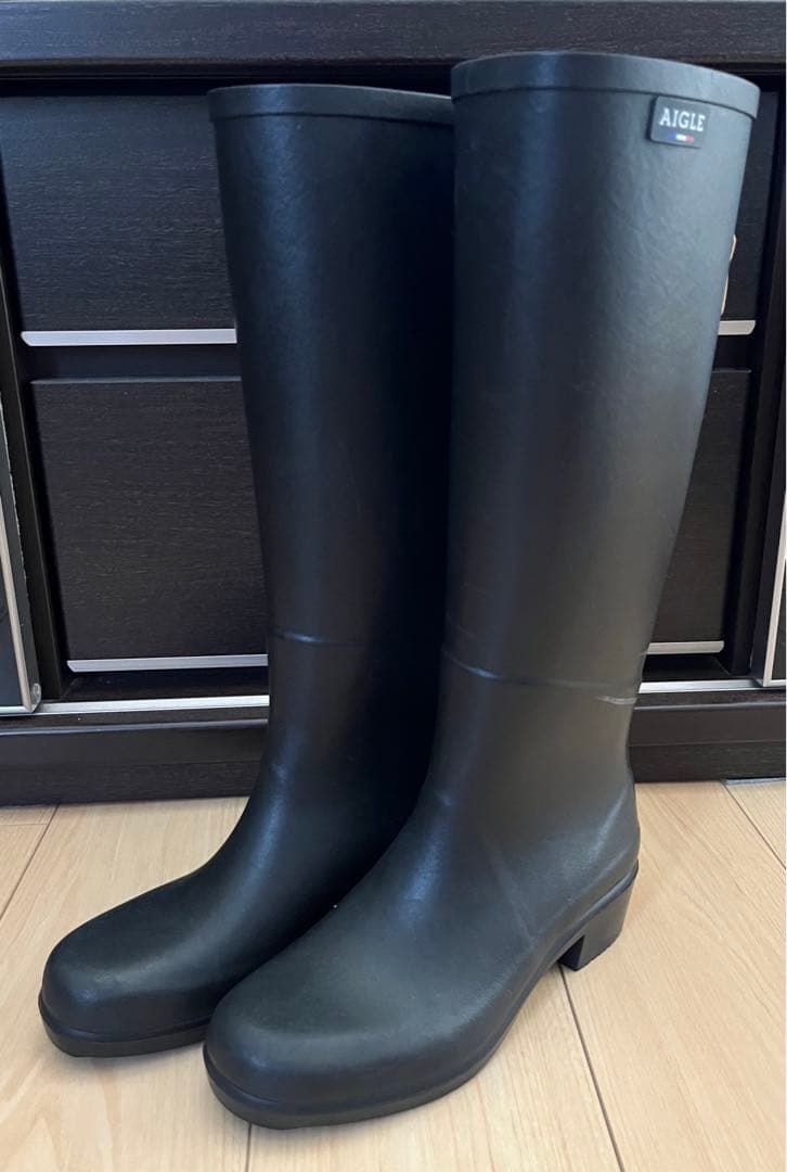 AIGLE エーグル 長靴 レインブーツ ロング AIGLE（エーグル） 長靴 レインブーツ 乗馬風バックル付きレインロング