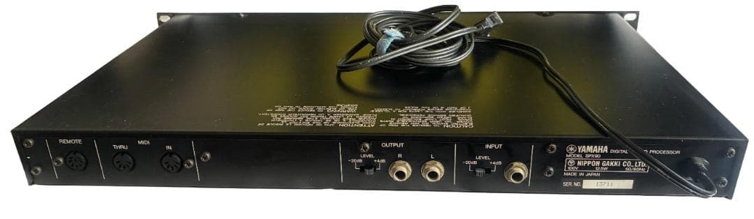 名機】YAMAHA SPX90 デジタルマルチエフェクター【取扱説明書付