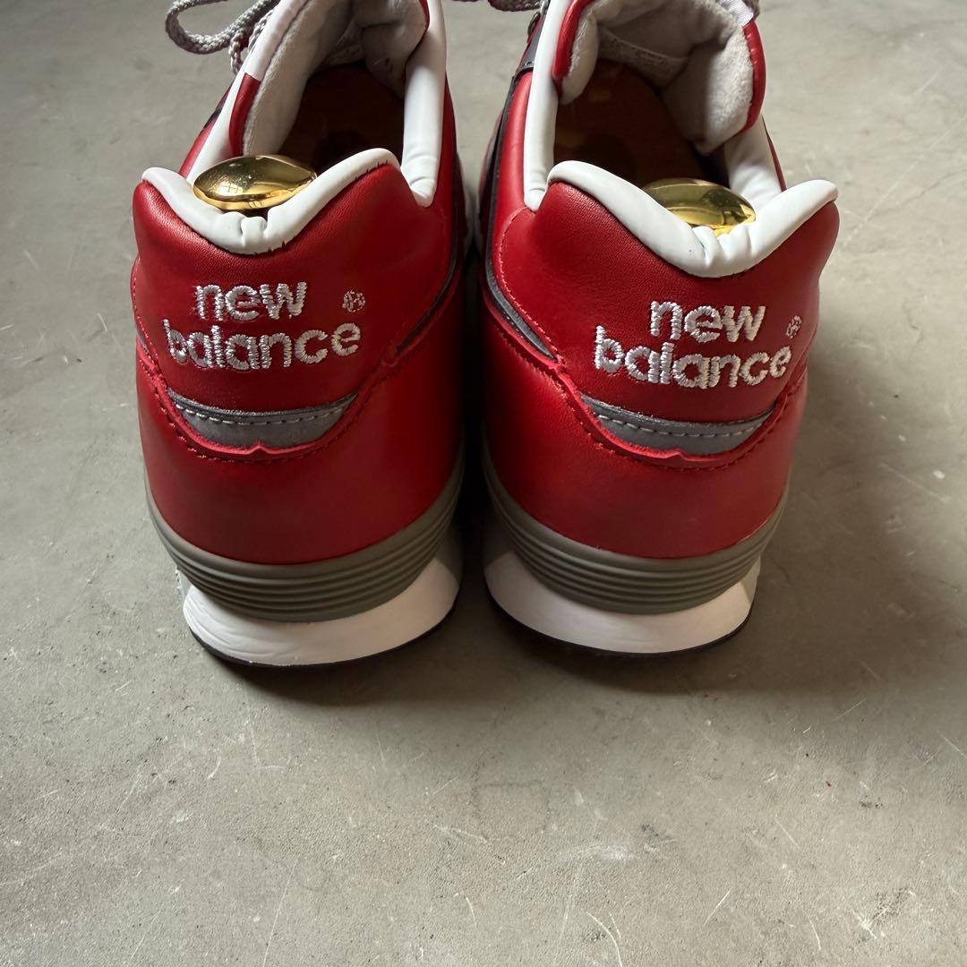 ニューバランス M576RED レッド 27.0cm US9 本革 イギリス製