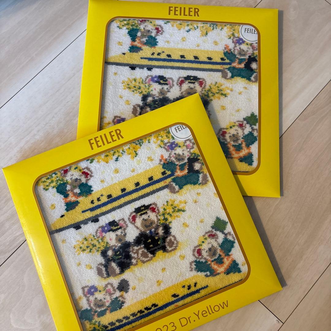 フェイラー　ドクターイエロー　ハンカチ　２枚セット PLUSTA ONLINE STORE(プラスタオンラインストア)｜ドクターイエロー