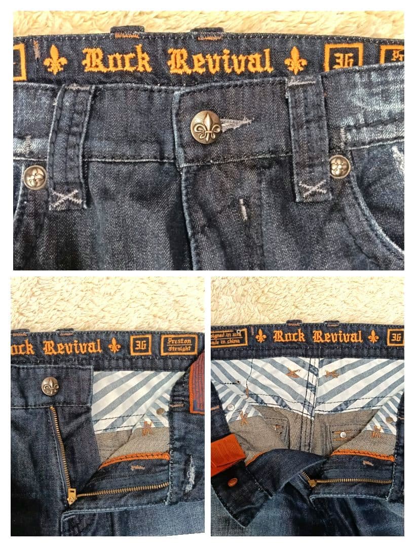 2124 Rock Revival デニムパンツ size36 RJ878578 - メルカリ