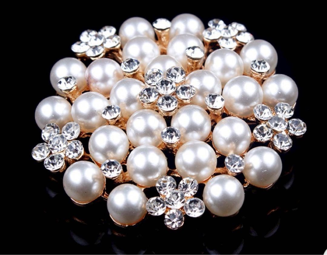 ブローチ 冠婚葬祭 パール スーツ レディース フォーマル 卒業式 入学