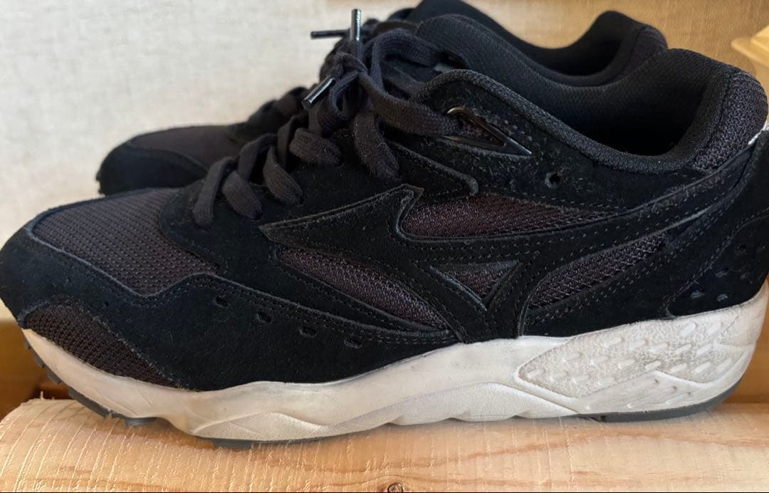 極美品/L MIZUNO × MARGARET HOWELL スニーカー [27]cm 黒