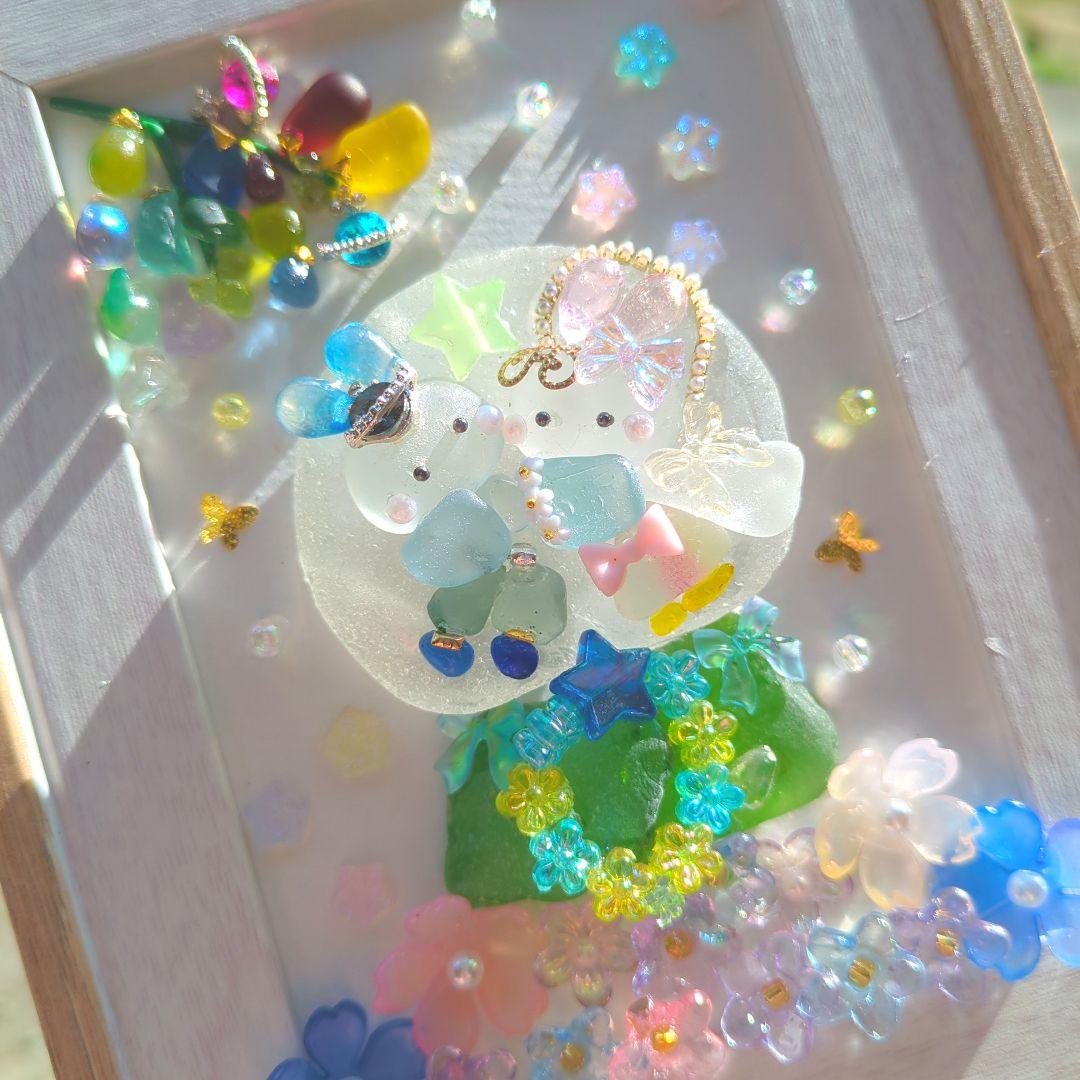 シーグラスアート　 七夕ドーム☆ 他2点　たかりん様おまとめ　お取り置き 2a70984b8e90440f74a6c626d8aeba