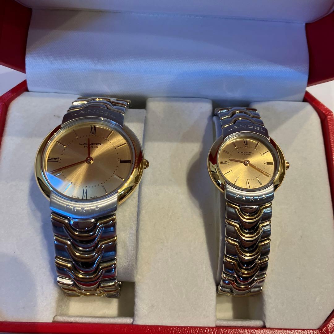LANCEL ペアウォッチ本当に 安い 通販
