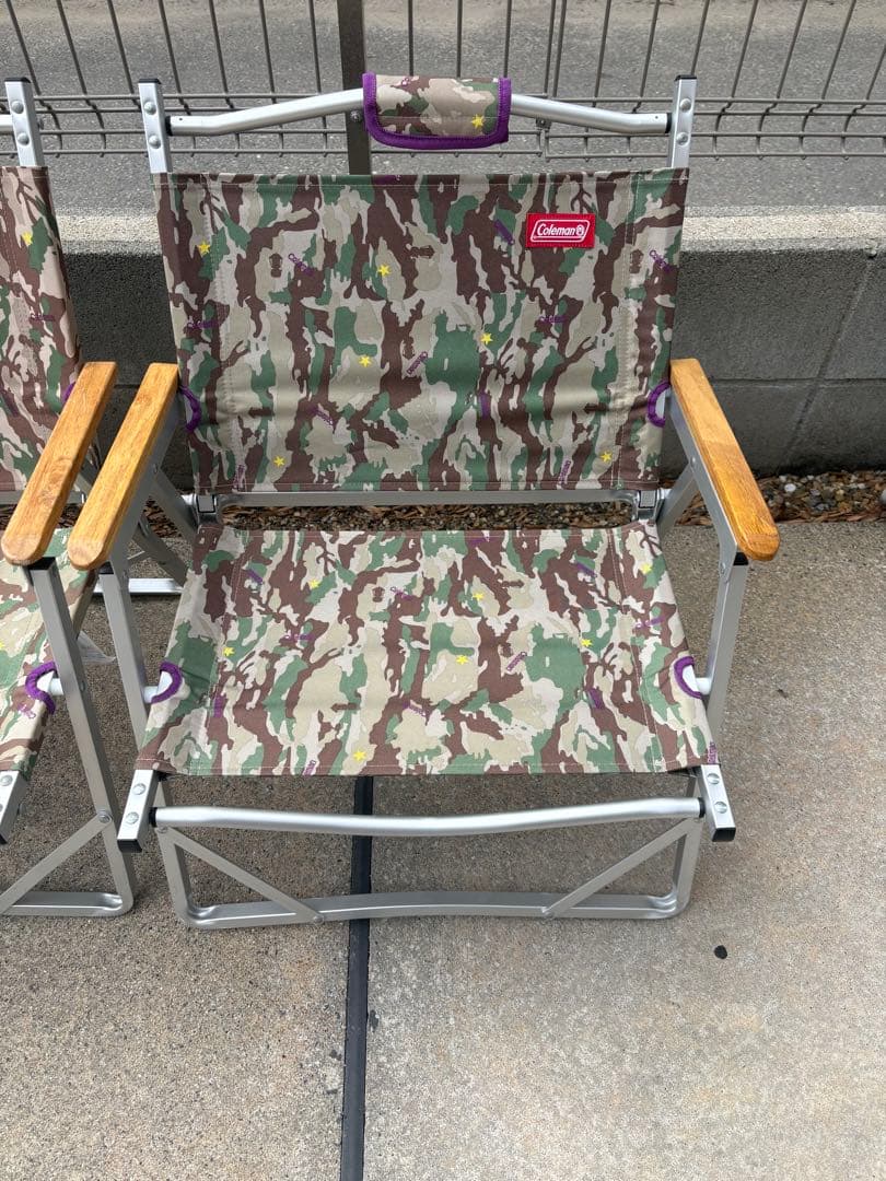 三脚セット コールマン コンパクトフォールディングチェア カモ 迷彩