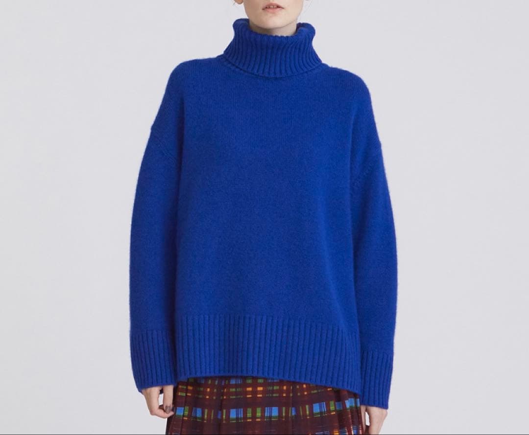 ハウスオブロータス カシミヤタートルネックプルオーバー - メルカリ