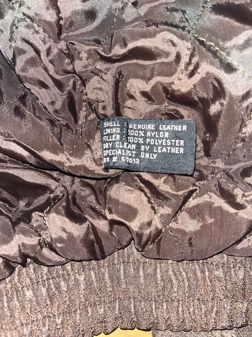 希少】guess leather レザージャケット ヴィンテージ ワッペン