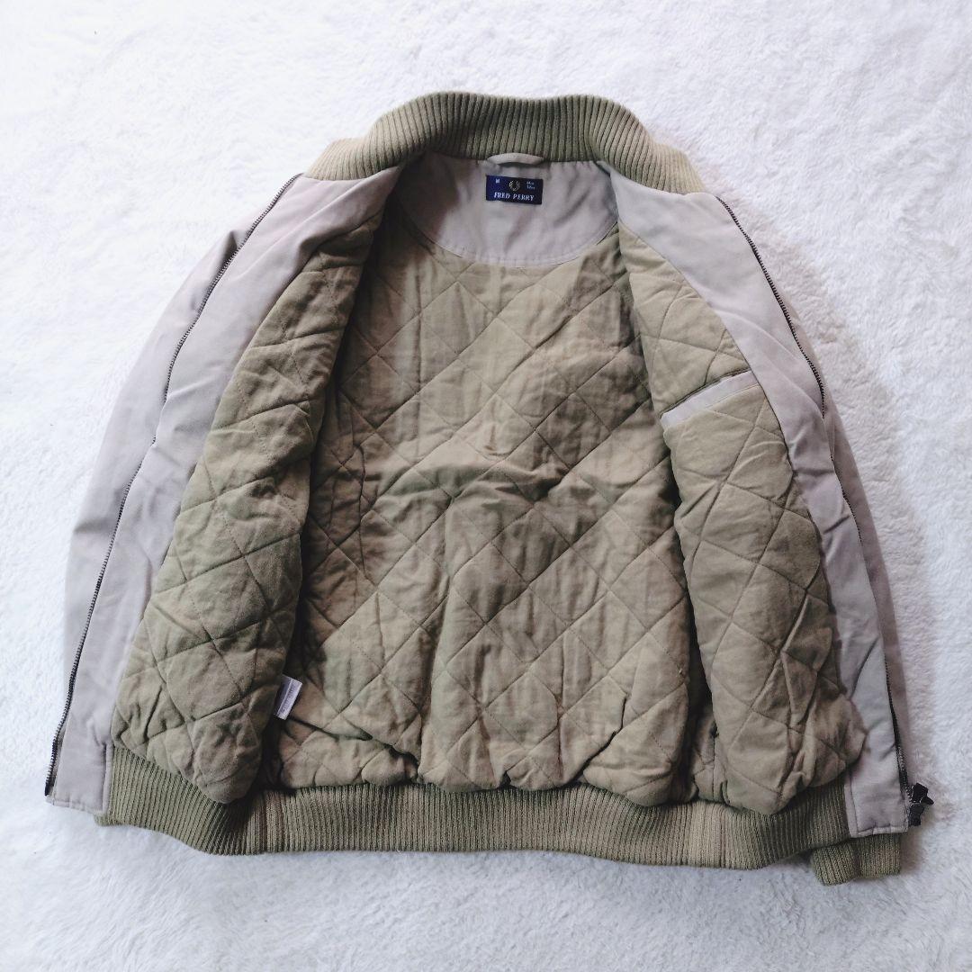 90s FRED PERRY キャップショルダー 中綿ジャケット M - メルカリ